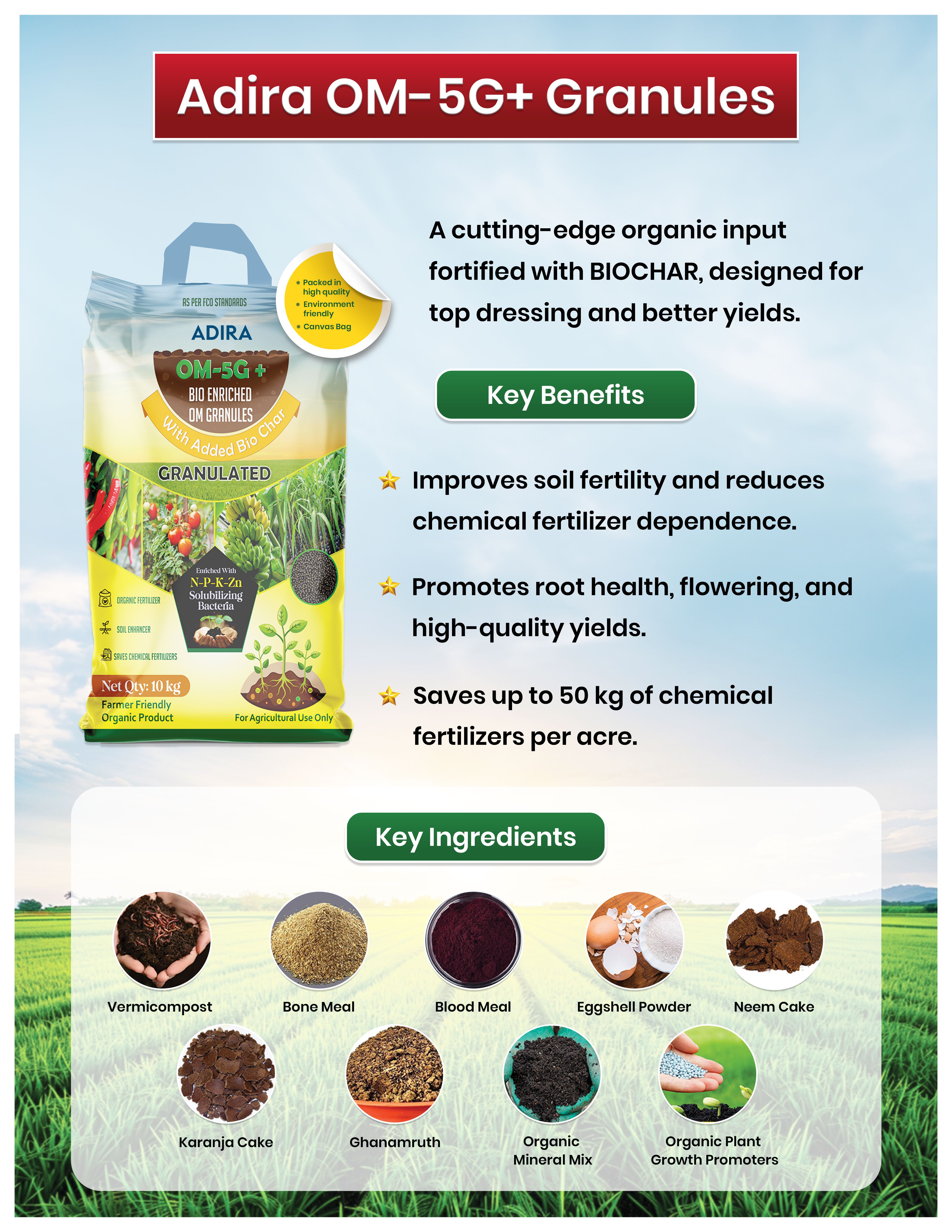ADIRA OM-5G+ Granules